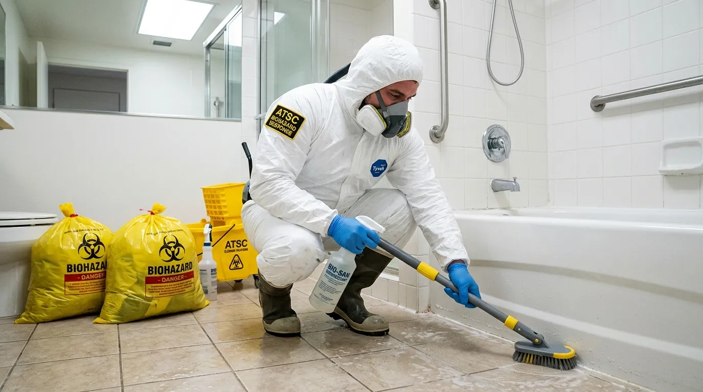 Decontamination equipment deployed for Blood Cleanup in Fairport